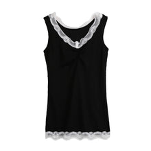 Sexy Tank Top Women Sleeveless Lace V Neck Casual Tops Hollow Out Tank Top White Black Plus Size Blusa TIML66 TIML66