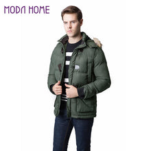 cotton blend mens jacket and coats casual thick hooded outerwear plus size overcoat clothing xxl TIML66