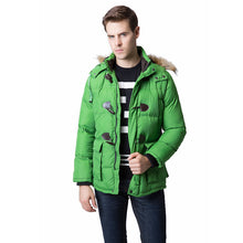 cotton blend mens jacket and coats casual thick hooded outerwear plus size overcoat clothing xxl TIML66