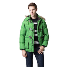 cotton blend mens jacket and coats casual thick hooded outerwear plus size overcoat clothing xxl TIML66