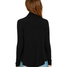women sexy turtle neck cutout at bust crop top ladies t-shirts mock neck dip hem long sleeve tops clothes TIML66