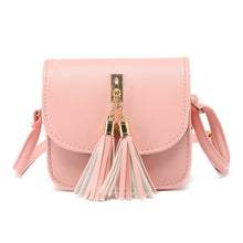 retro korean s tassel women messenger bags pink small bag pu leathercrossbody shoulder bag bolsas femininas TIML66