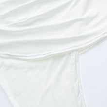 sexy halter neck women dress ruched asymmetrical hem mini party dress clubwear solidcolor bodycon dress white TIML66