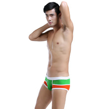 Sexy Mens Underwear U Convex Pouch Splice Boxer Shorts Breathable Elastic Low Waist Comfortable Underpants TIML66 TIML66