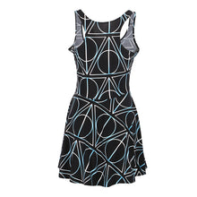 Sexy Casual Dress Deathly Hallows Reversible Skater Dress LY3 TIML66