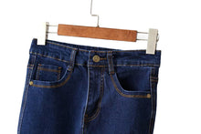 Sexy Women Midi Denim Skirt Split Package Hip Pockets Zipper Button Casual Pencil Bodycon Skirts Womens Saias Blue TIML66 TIML66