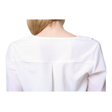 Simple Women Blouses V Neck Long Sleeves Shirt Ruched Back Asymmetric Hem Women Tops Blusas TIML66 TIML66