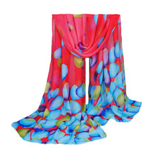 Chiffon Women Scarf Contrast Colorful Polka Dot Print Long Design Thin Pashmina Shawl And Scarves 5 Colors TIML66 TIML66