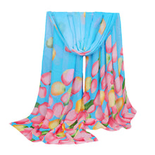 Chiffon Women Scarf Contrast Colorful Polka Dot Print Long Design Thin Pashmina Shawl And Scarves 5 Colors TIML66 TIML66