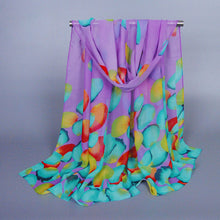 Chiffon Women Scarf Contrast Colorful Polka Dot Print Long Design Thin Pashmina Shawl And Scarves 5 Colors TIML66 TIML66