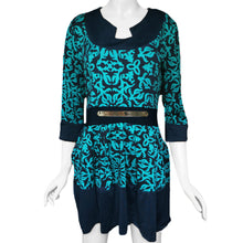high street women dresses geometric print o neck half sleeve lady elegant party mini dress vestidos TIML66