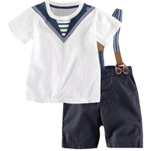 Clothing Sets Baby Sailor Suits For Boys kids Pants + Top Boys Navy Children Clothes 0-5Y LE2 TIML66