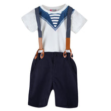 Clothing Sets Baby Sailor Suits For Boys kids Pants + Top Boys Navy Children Clothes 0-5Y LE2 TIML66