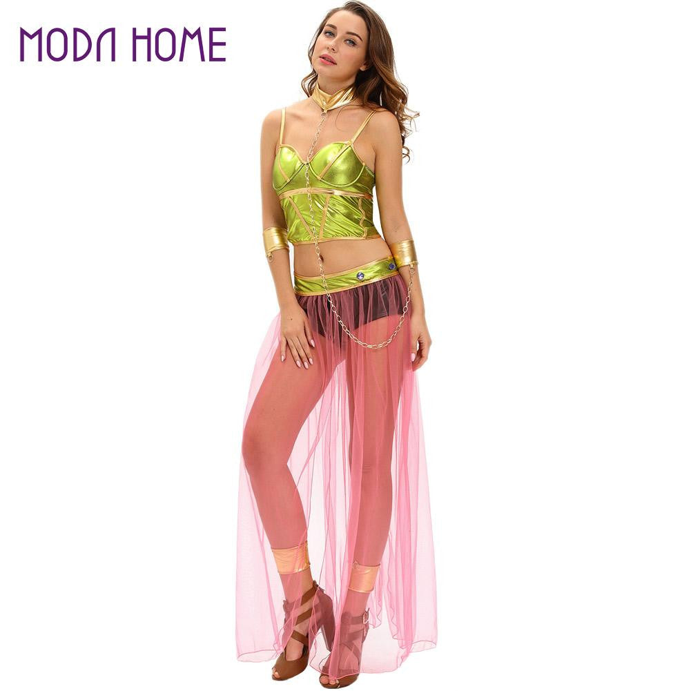 Sexy Women 8pcs Slave Princess Costume Set Sexy Halloween Fancy Dress Indian Maiden Uniform Disfraces Adultos Dirndl TIML66 TIML66 Sexy Women 8pcs Slave Princess Costume Set Sexy Halloween Fancy Dress Indian Maiden Uniform Disfraces Adultos Dirndl TIML66 TIML66