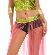 Sexy Women 8pcs Slave Princess Costume Set Sexy Halloween Fancy Dress Indian Maiden Uniform Disfraces Adultos Dirndl TIML66 TIML66