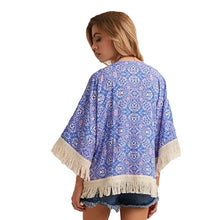Style Tops Women Blouses Printed Shirts Casual Camisas Femininas Blusas Vintage Kimono Cardigan Plus Size TIML66 TIML66