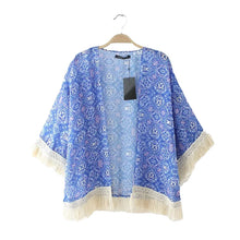 Style Tops Women Blouses Printed Shirts Casual Camisas Femininas Blusas Vintage Kimono Cardigan Plus Size TIML66 TIML66