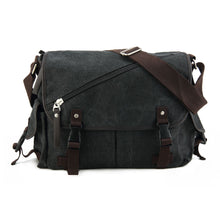 Vintage Men Messenger Bags Canvas Shoulder Hand Bag Student Business Boy Crossbody Bag Zipper Brief Travel Handbag TIML66 TIML66