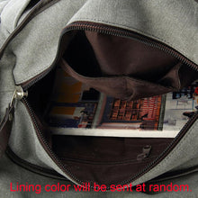 Vintage Men Messenger Bags Canvas Shoulder Hand Bag Student Business Boy Crossbody Bag Zipper Brief Travel Handbag TIML66 TIML66