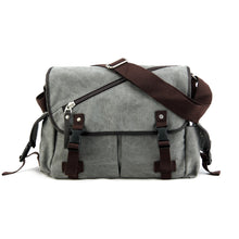 Vintage Men Messenger Bags Canvas Shoulder Hand Bag Student Business Boy Crossbody Bag Zipper Brief Travel Handbag TIML66 TIML66