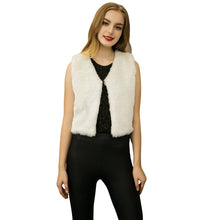 Coat Women Faux Fur Vest Shitsuke Fuorrure Fur Vest Woman Gilet Veste Warm Shaggy Vest Waistcoat TIML66 TIML66