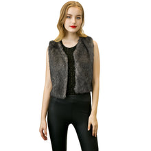 Coat Women Faux Fur Vest Shitsuke Fuorrure Fur Vest Woman Gilet Veste Warm Shaggy Vest Waistcoat TIML66 TIML66