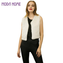 Coat Women Faux Fur Vest Shitsuke Fuorrure Fur Vest Woman Gilet Veste Warm Shaggy Vest Waistcoat TIML66 TIML66