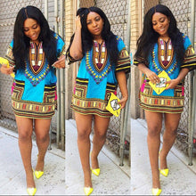 women african festival dashiki shirt kaftan boho hippe gypsy festival tops party dress TIML66