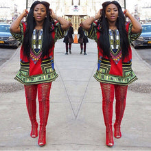 women african festival dashiki shirt kaftan boho hippe gypsy festival tops party dress TIML66