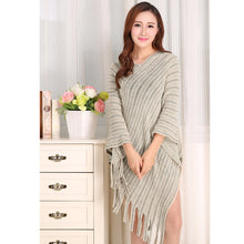 women ladies cape coat poncho knit oblique tassels echarpe women warm pashmina spain design pullover scarves wraps TIML66