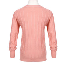 Women Lady Long Sleeve Round Neck Twisted Knit Sweater Pullover Jumper Tops TIML66