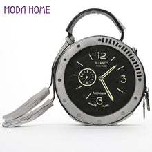 women leather messenger bag tassel crossbody shoulder bag clock casual vintage handbag bag pink black grey TIML66