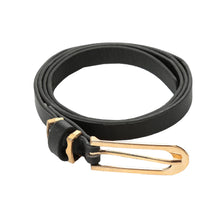women pu faux leather belt  ladies metal buckle cinturon straps girls accessories ceinture femme TIML66