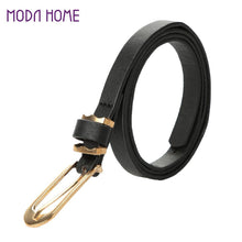 women pu faux leather belt  ladies metal buckle cinturon straps girls accessories ceinture femme TIML66