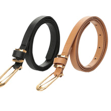 women pu faux leather belt  ladies metal buckle cinturon straps girls accessories ceinture femme TIML66