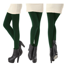 Women Warm Spandex Leggings Solid Thick Velvet Leggin High Elastic Skinny Bodycon Workout Pants Candy Color Jeggings TIML66 TIML66