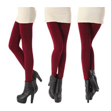 Women Warm Spandex Leggings Solid Thick Velvet Leggin High Elastic Skinny Bodycon Workout Pants Candy Color Jeggings TIML66 TIML66