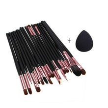 20pcs makeup brushes set powder foundation eyeshadow eyeliner lip brush tool sponge beush TIML66