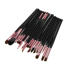 20pcs makeup brushes set powder foundation eyeshadow eyeliner lip brush tool sponge beush TIML66