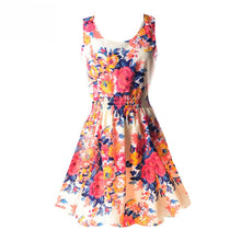 21 Colors New Sexy Women's Tank Chiffon Beach Dress Sleeveless Floral Mini Dresses M-XXL  TIML66