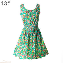21 Colors New Sexy Women's Tank Chiffon Beach Dress Sleeveless Floral Mini Dresses M-XXL  TIML66