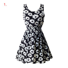 21 Colors New Sexy Women's Tank Chiffon Beach Dress Sleeveless Floral Mini Dresses M-XXL  TIML66