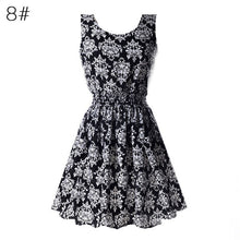 21 Colors New Sexy Women's Tank Chiffon Beach Dress Sleeveless Floral Mini Dresses M-XXL  TIML66