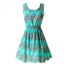21 Colors New Sexy Women's Tank Chiffon Beach Dress Sleeveless Floral Mini Dresses M-XXL  TIML66