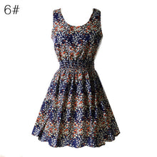21 Colors New Sexy Women's Tank Chiffon Beach Dress Sleeveless Floral Mini Dresses M-XXL  TIML66