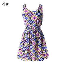 21 Colors New Sexy Women's Tank Chiffon Beach Dress Sleeveless Floral Mini Dresses M-XXL  TIML66