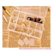 24 Slots Clear Plastic Tools Boxes Storage Box Jewelry Case Container Jewelry Packaging and Display Nail Art Tools TIML66 TIML66