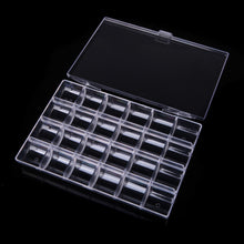24 slots clear plastic tools boxes storage box jewelry case container jewelry packaging and display nail art tools TIML66