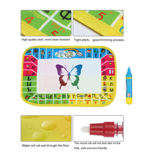 25 * 165 CM Drawing Board Non-toxic Water Drawing Mat Board Painting and Writing Doodle With Magic Pen for Kids Drawing Toys TIML66 TIML66