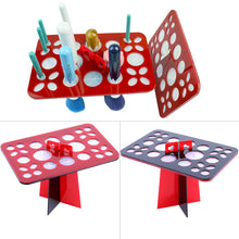 26 Round Holes Air Dry Organizing Cosmetics Makeup Brushes Tower Tree Rack Holder Make Up Tools Kit TIML66